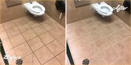 These Floors in Park Ridge Receive a Full Restoration From Our Grout  Cleaning Experts